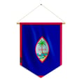 Miniatyrbild 1 av 3: Flagga – Guams flagga – 30 x 45 cm – Polyester – Att hänga – Pixelforma