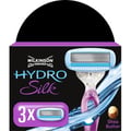 Miniatyrbild 1 av 6: Kvinnorakhyvel - WILKINSON - Hydro Silk - Laddare med 3 blad - Normal hud - Vuxen