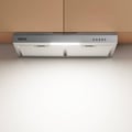 Miniatyrbild 5 av 6: CIARRA Visirhuva 60cm Klass A+ 3 hastigheter 220m³/h Återvinning & Evakuering Inbyggd fläktkåpa - Rostfritt stål