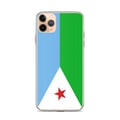 Miniatyrbild 1 av 2: Telefonfodral - PIXELFORMA - Djiboutis flagga - Kompatibel med iPhone 11 Pro Max - Mjuk - Stötsäker
