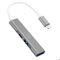 Miniatyrbild 1 av 2: Adaptör Lightning till 2 USB-portar och 1 Lightning-port - LinQ - Svart