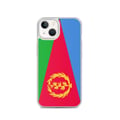Miniatyrbild 1 av 2: Mobilskal – Eritreanskt flagga – Kompatibel med iPhone 13 – Mjukt skal – Slitstarkt och stöttåligt - Silikon - Pixelforma