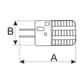 Miniatyrbild 1 av 2: Ampull LED G4 - Electro DH - 12 VDC - 1,3 Watt - 6500 K - 100 lumen