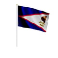 Miniatyrbild 1 av 3: Mini Flagga av Amerikanska Samoa – 14 x 21 cm – Att Hålla i Handen – Polyester – 1 styck – Pixelforma