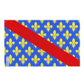 Miniatyrbild 1 av 3: Flagga Allier – 64 x 96 cm – Motståndskraftig Polyester – 2 Metallöljett – Inomhus / Utomhus – Pixelforma