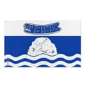 Miniatyrbild 1 av 3: Flagga White Rock – 60 x 90 cm – Motståndskraftig Polyester – 2 Metallöljett – Inomhus / Utomhus – Pixelforma