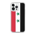 Miniatyrbild 1 av 2: Telefonfodral – Syriens flagga – Kompatibel med iPhone 14 Pro Max – Mjuk fodral – Stöttålig och chockresistent – Silikon – Pixelforma