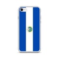 Miniatyrbild 1 av 2: Mobilskal – El Salvador flagga – Kompatibel med iPhone 8 Plus – Flexibelt fodral – Slitstarkt och stötbeständigt – Silikon – Pixelforma