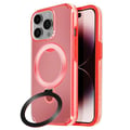 Miniatyrbild 1 av 6: Coque MagSafe för iPhone 14 Pro Max Stöttålig med Fällbart Stöd Röd
