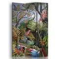 Miniatyrbild 1 av 4: Lizard at the River Screen - Dekorativ invändig skiljevägg - 110x150cm