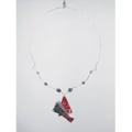 Miniatyrbild 2 av 2: Collier - Ej specificerad - 5 varv - Minnestråd - Metall - Diameter 11 cm