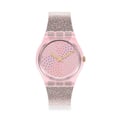 Miniatyrbild 2 av 2: Klocka - SWATCH - Multilumino - Kvarts Schweizisk Tillverkad - Armband silikon med glitter - Rosa