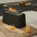 Miniatyrbild 2 av 2: ALESSI Plissé lång brödrost med värmaren för pain au chocolat Svart