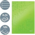 Miniatyrbild 2 av 2: Cahier A4 linjerad - LEITZ - WOW - 160 sidor - 90g/m² - Grön hårdvyöverdrag