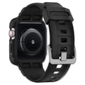 Miniatyrbild 4 av 6: Spigen Rugged Armor Pro – Armband med fodral för Apple Watch 44/45 mm (svart)