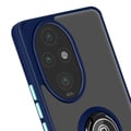 Miniatyrbild 2 av 5: Coque för Honor 200 Pro med Metallring Video Support Mörkblå