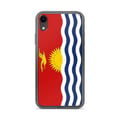 Miniatyrbild 1 av 2: Telefonfodral – Kiribati-flagga – Kompatibel med iPhone XR – Mjuk Fodral – Hållbar och Stötsäker - Silikon - Pixelforma