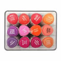 Miniatyrbild 2 av 2: Alkoholpennor - Dubbel spets - 12 färger rosa/orange - Ritning, färgläggning - CTOP