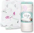 Miniatyrbild 1 av 5: Lulujo - Bambu swaddle - Rosa drake - ELEMENT FÖR BARN