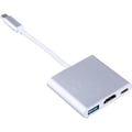Miniatyrbillede 1 af 2: Ultra-tynd HDMI USB C-adapter - Aluminiumhus - Multifunktionel video PD + data + HDMI