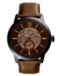 Miniatyrbild 1 av 4: Herrklocka - Fossil - Townsman - 48 mm - Automatisk - Brunt Läder