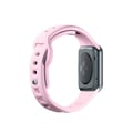 Miniatyrbild 5 av 6: Rosa silikonfodral 3MK för Apple Watch 38 mm;