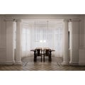 Miniatyrbillede 2 af 4: Suspension LED - FARO - Le Vita - 2 lys - Metal i guld - Frostet glas - 103 cm