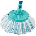 Miniatyrbild 1 av 2: Leifheit Clean Twist Disc Mop Ergo MicroDuo Ersättningshuvud Blå/Vit (1 st)