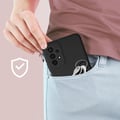 Miniatyrbild 2 av 5: Fodral till Samsung Galaxy A23 5G Silikon Matt Finish Anti-fingeravtryck svart