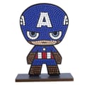 Miniatyrbild 1 av 2: CRYSTAL ART Kit figur med diamantsättning Captain America