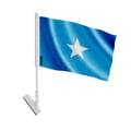 Miniatyrbild 1 av 3: Självhäftande flagga Somalia – 14 x 21 cm – Mjuk polyester – Lätt att klistra – 1 styck – Pixelforma