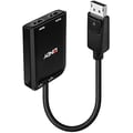 Miniatyrbild 1 av 2: DisplayPort Hub till 2 HDMI-portar - LINDY - Adapter - 2 x 4K 30 Hz - AMD/NVIDIA/Intel-kompatibel - Svart