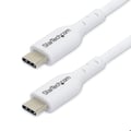 Miniatyrbild 1 av 3: USB-C-laddkabel - STARTECH.COM - 2m - 60W - Vit - Dataöverföring 480Mbps