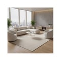 Miniatyrbild 3 av 4: Melis Home Mat i storlek färg Beige 200 x 280 cm modern båge minimalistisk mönster tät sammet 12 mm design för vardagsrum