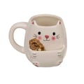 Miniatyrbild 3 av 3: Kattmugg med original muggfack