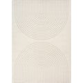 Miniatyrbild 4 av 4: Melis Home Mat i storlek färg Beige 200 x 280 cm modern båge minimalistisk mönster tät sammet 12 mm design för vardagsrum