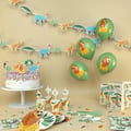 Miniatyrbild 2 av 2: Kinesisk Tallrik - LILLA CLOWN - Ø 23 cm - Set med 8 - Djur från Savannen