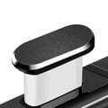 Miniatyrbild 3 av 4: Universal USB-C dammskyddspropp i silikon vit/svart