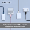Miniatyrbild 3 av 6: In-ear hörlurar - SONY - IER-EX15C - USB-C - Svart - Inbyggd mikrofon