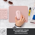 Miniatyrbild 6 av 6: Musmatta - Logitech - Studio Series - Easy Glide - Rosa