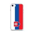 Miniatyrbild 1 av 2: Telefonfodral – Slovakiens flagga – Kompatibel med iPhone 7 Plus – Mjuk etui – Slitstark och stötsäker - Silikon - Pixelforma