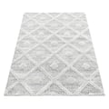 Miniatyrbild 3 av 4: Matta - AYYILDIZ - Design med kort lugg - Diamantmönster - 140x200 cm - Inomhus