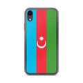 Miniatyrbild 1 av 2: Mobilskal – Azerbajdzjans flagga – Kompatibel med iPhone XR – Mjuk skydd – Slitstark och stöttålig - Silikon - Pixelforma