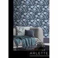 Miniatyrbild 2 av 2: Rasch Selection 865004 vinyltapet med blommor 10.05 x 0.53 m