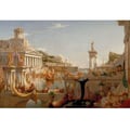 Miniatyrbild 2 av 2: Pussel - Michèle Wilson - Imperiets gång (Thomas Cole) - 650 bitar - Trä, handgjord - 44 x 30 cm