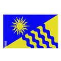 Miniatyrbild 1 av 3: Penticton Flagga – 160 x 240 cm – Hållbar Polyester – 2 Metallöglor – Inomhus / Utomhus – Pixelforma