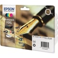 Miniatyrbild 1 av 2: EPSON Multipack T1636 XL - Reservoarpenna - Svart, Cyan, Magenta, Gul (C13T16364012)