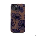 Miniatyrbild 1 av 5: Baksida - Burga - iPhone 14 - Mönster Velvet Night - Optimal Skydd - Elegant