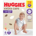 Miniatyrbild 1 av 6: Huggies - Extra Care Babybyxor - Storlek 6 (15-25 kg) - 60 stycken - Megapack - Hypoallergeniska, mjuka och andningsbara