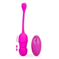 Miniatyrbild 4 av 6: Vibrerande ägg och automatisk va-et-vient, fjärrstyrning, handsfree Speechless - Vibrator för par, lila